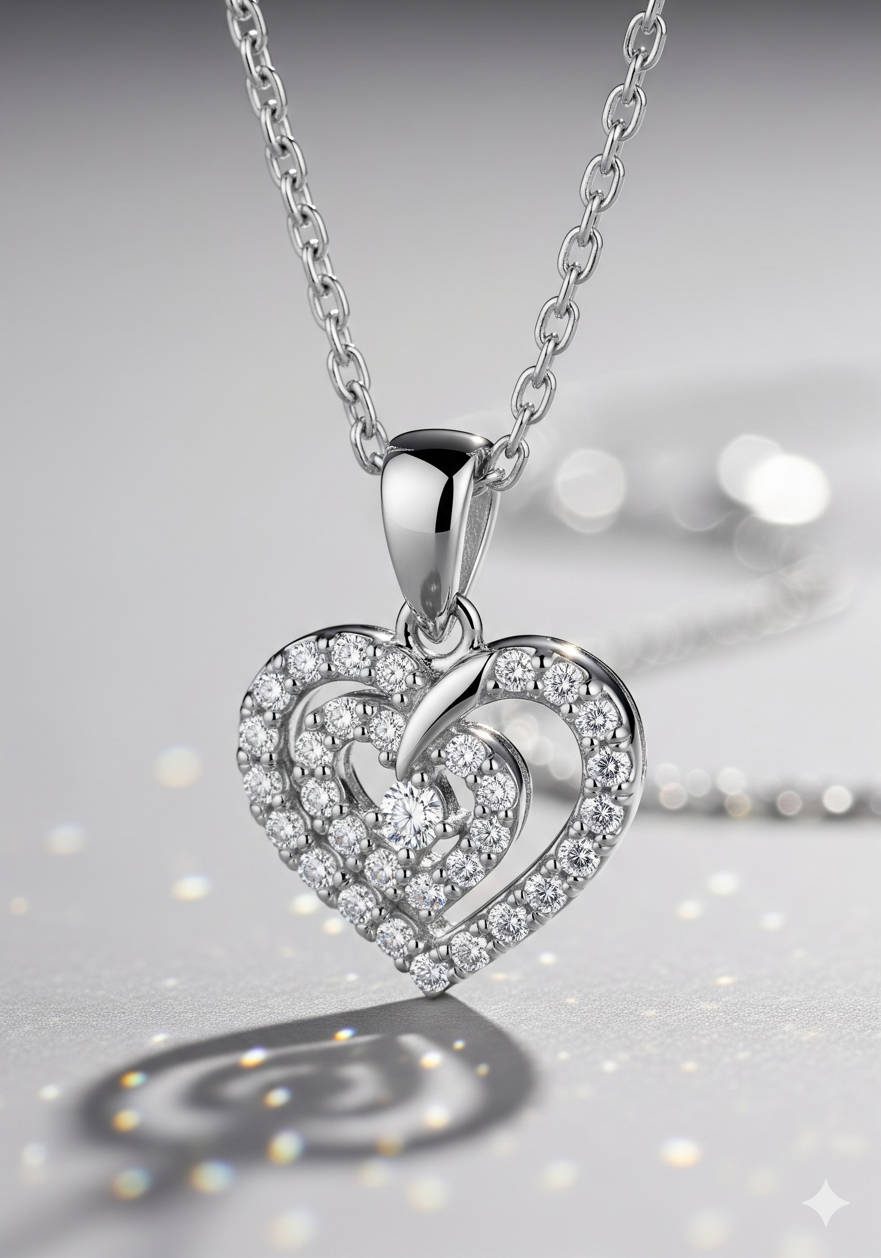 Diamond Accent Heart Pendant